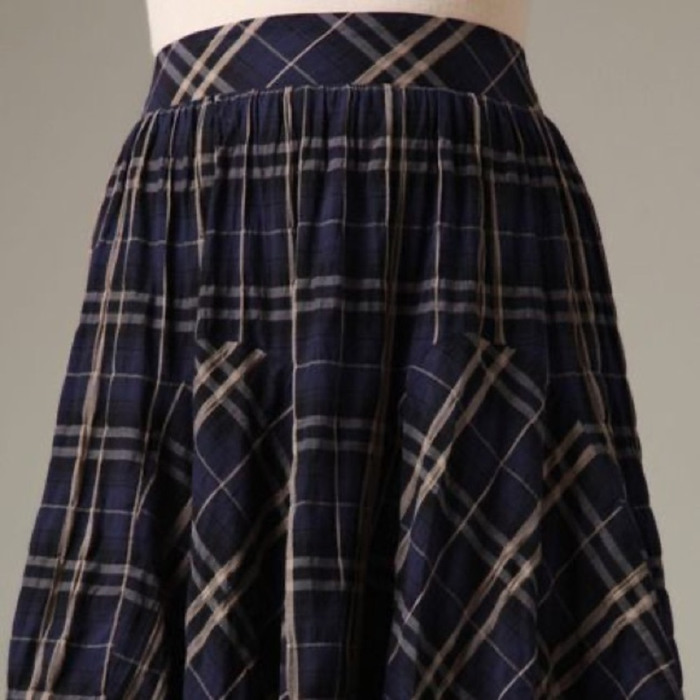 Free People plaid skirt